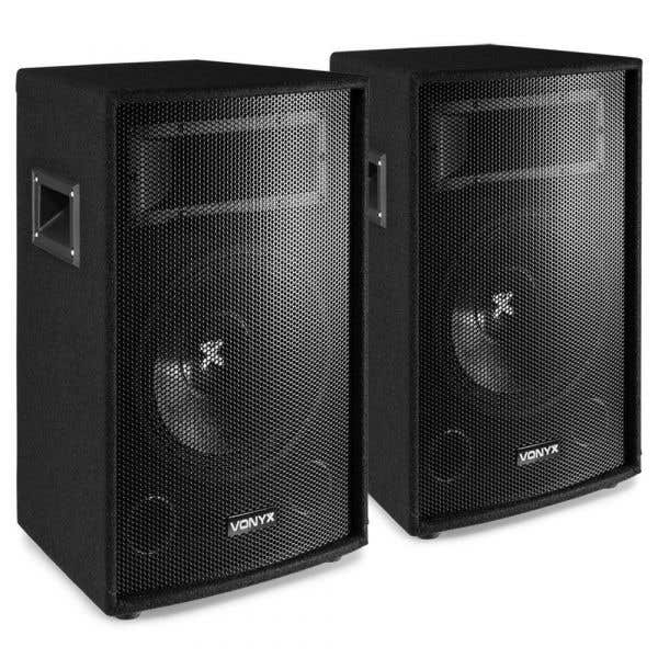 Retourdeal - Vonyx SL10 luidsprekerset - Twee 10 inch speakers van 500W (totaal 1000W)