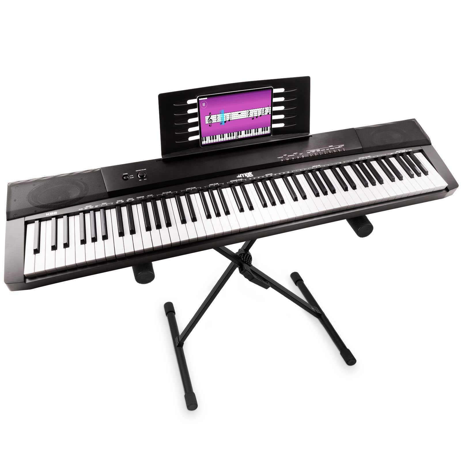 MAX KB6 digitale piano met 88 aanslaggevoelige toetsen en