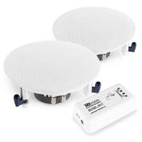 Power Dynamics ESCS6 inbouw speaker (2x) met BT10 Bluetooth versterker
