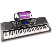 MAX KB9 beginners keyboard met o.a. 61 lichtgevende toetsen en hoofdtelefoon