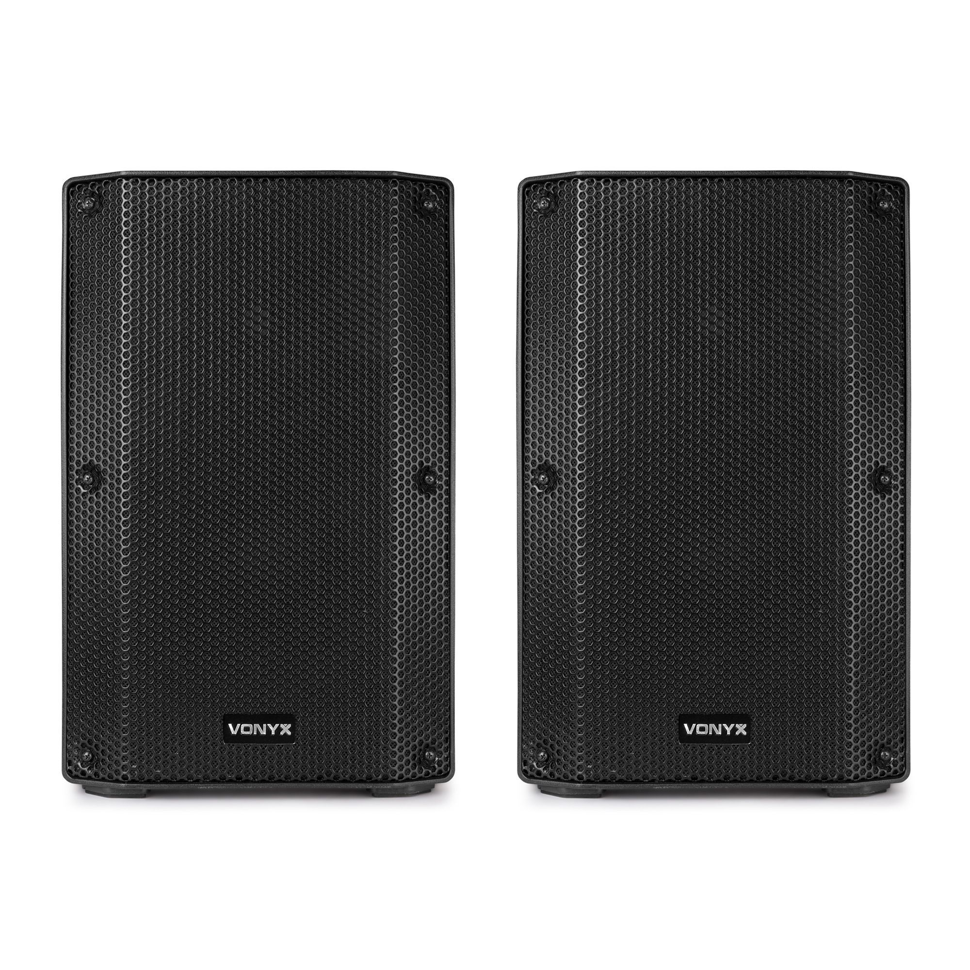 Passieve speakerset - Vonyx VSA10P speakerset 10'' passieve speakers met 1000W vermogen voor muziek, zang en spraak