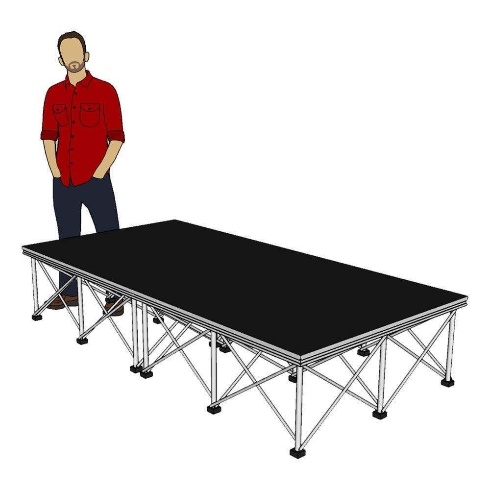 Power Dynamics Spider Deck750 mobiel podium - 200 x 100 x 40cm