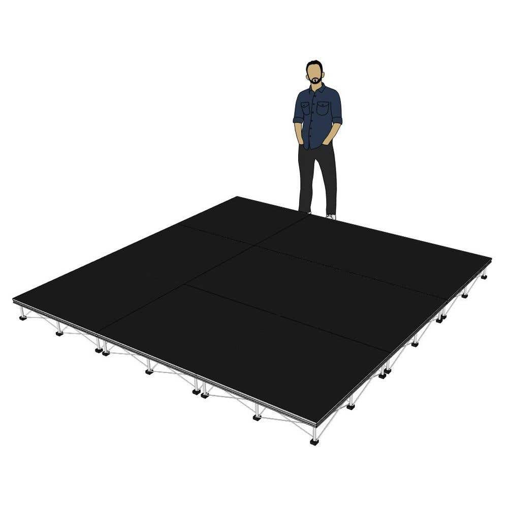 Power Dynamics Spider Deck750 mobiel podium - 300 x 300 x 20cm