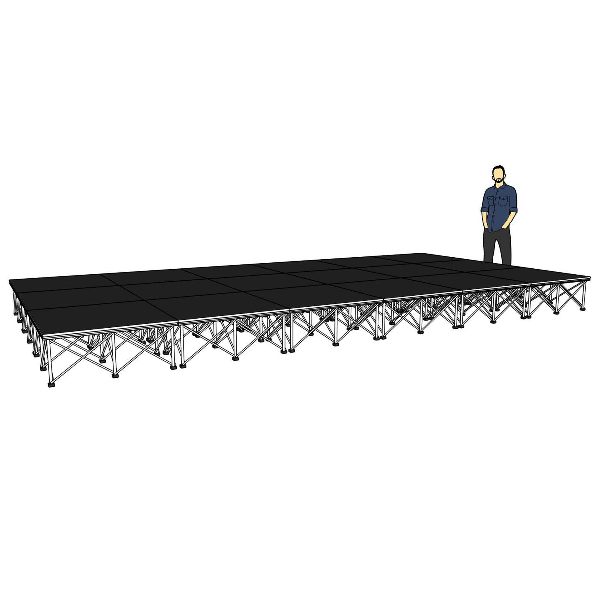 Power Dynamics Spider Deck750 mobiel podium - 600 x 300 x 40cm