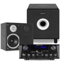 Fenton 2.1 hifi stereo set met Bluetooth en 8" subwoofer