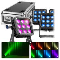 BeamZ StarColor72, set van 8 stuks in FL72 flightcase