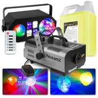 BeamZ LEDWAVE 4-in-1 lichteffect met S900 rookmachine 900W en 5L rookvloeistof
