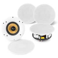 Power Dynamics WCS50 wifi plafondspeakers met Bluetooth - 2 sets van 2 speakers - 200W