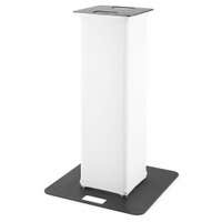 BeamZ P30 truss totem met witte lycra hoes - 1 meter hoog