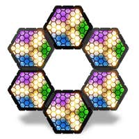 BeamZ Set van 6x RB90 Retro Blinders met 3x 30W RGB/WW LED’s