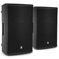 Power Dynamics set met 2x PD415A actieve Bi-Amp 15 inch speaker - 1400W