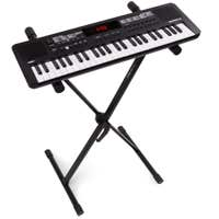 MAX Rhapsody49 keyboard set met 49 toetsen en standaard - Ideaal voor beginners - Met 300 ritmes - MIDI keyboard