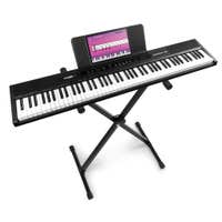 MAX RhapsodyDP88 Digitale Piano met 88 toetsen - Keyboard met standaard - Aanslaggevoelige toetsen
