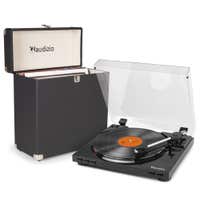 Audizio RP310 platenspeler met platenkoffer - Auto return en Bluetooth - Zwart