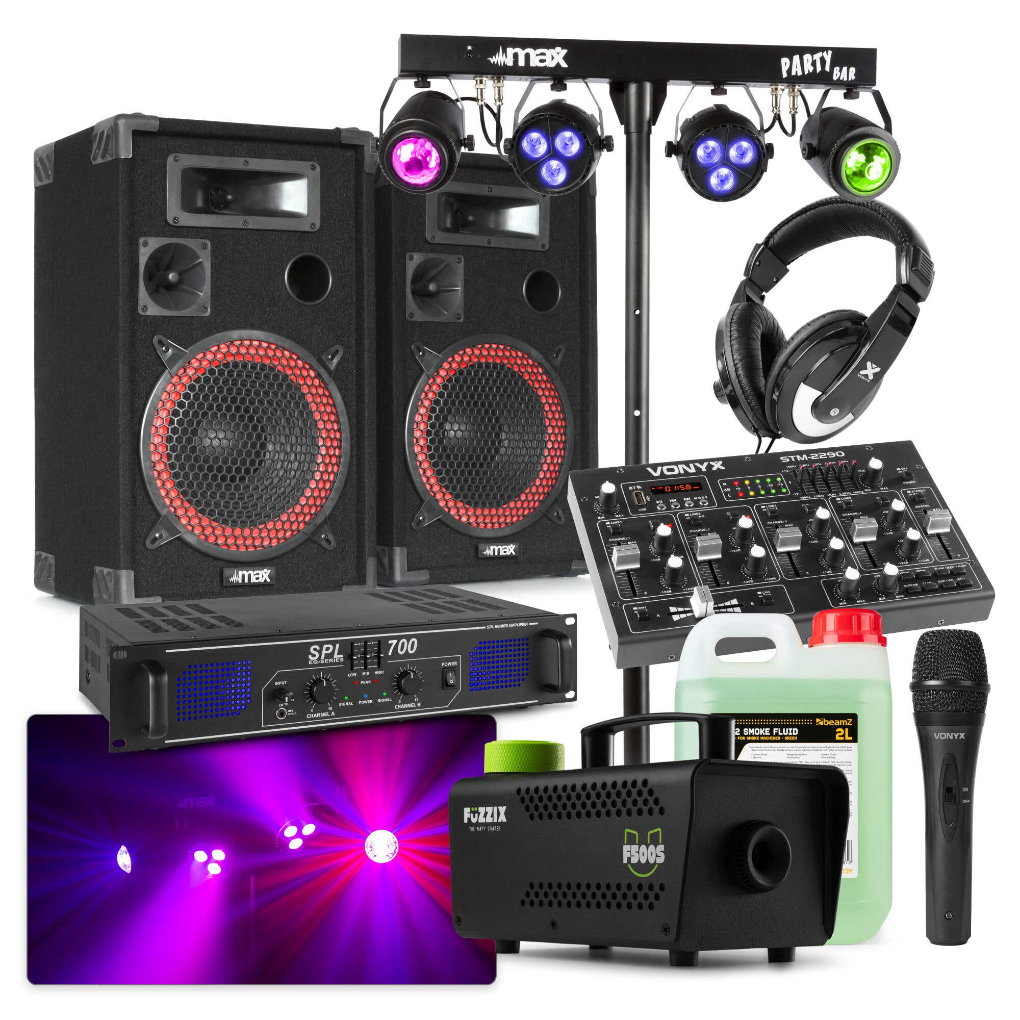 MAX Complete 700W DJ Disco set kopen?