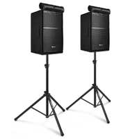 Power Dynamics PDY215A PA systeem - Speaker set met statieven en speakerhoezen - 15-inch - 1600W