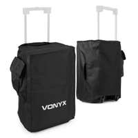 Vonyx SC12B speaker hoezen voor 12 inch speakers - Set van 2 speakerhoezen - Met opbergvak - Zwart