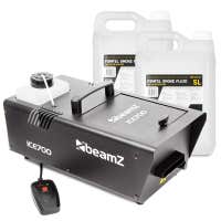 BeamZ ICE700 rookmachine met 10 liter low lof rookvloeistof - Voor laaghangende rook - 900W