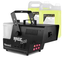 BeamZ RAGE1500LED rookmachine - Met 6x 9W RGB LED’s - Inclusief 10 liter rookvloeistof - 1500W