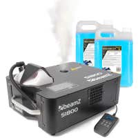 BeamZ S1800 rookmachine set - Horizontale en verticale rookmachine - Met 10 liter rookvloeistof