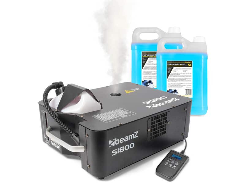 Grond Rookmachine BeamZ S1800 rookmachine set met 10 liter vloeistof kopen?