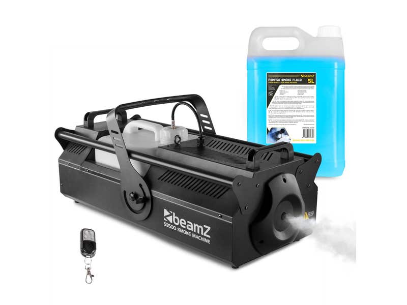 Beamz Rookmachine BeamZ S3500 Rookmachine met 5 liter vloeistof kopen?