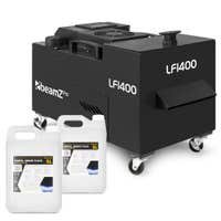 BeamZ Professional LF1400 low fogger set met 10 liter vloeistof - Ultrasoon - 1400W