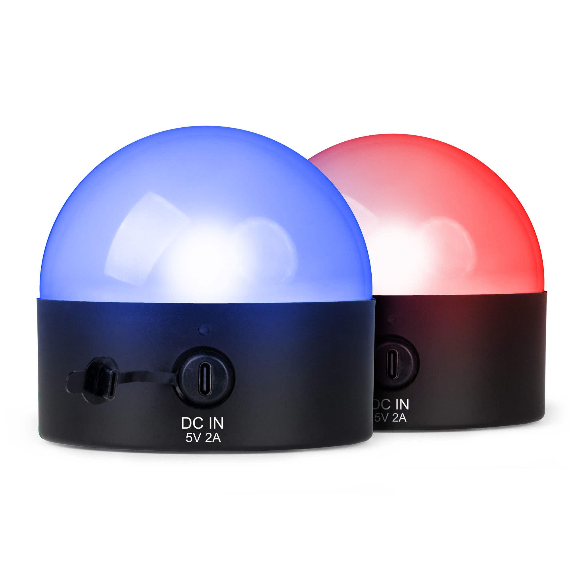 BeamZ set van 2 BTL32 Oplaadbare tafellampen - Bollamp met RGBW LED - Draadloze DMX