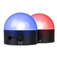 BeamZ set van 2 BTL32 Oplaadbare tafellampen - Bollamp met RGBW LED - Draadloze DMX
