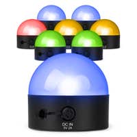BeamZ set van 8 BTL32 Oplaadbare tafellampen - Bollamp met RGBW LED - Draadloze DMX