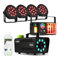 Fuzzix oud en nieuw partyset - Feestset met discolampen en rookmachine - 2025/2026-editie