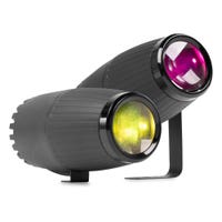 BeamZ set van 2 PSZ18W LED pin spots - 16 RGBW kleuren - Handmatige zoom - Met afstandsbediening