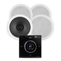 Power Dynamics badkamer speakers inbouw set - Speakers voor badkamer met Bluetooth B100B versterker