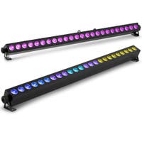 BeamZ BBB244 set van 2 LED bars - Oplaadbare accu’s - 8 bestuurbare secties - 24 x 4W RGBW LED’s