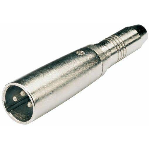 XLR Plug - 6.3 Mono Socket