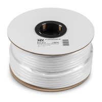 PD Connex 100V luidsprekerkabel 2x 1.5mm² 15A - Wit - 50 meter rol