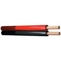 SkyTronic Rood/Zwart kabel 0.75mm - 2 aderig - Rol van 100 meter