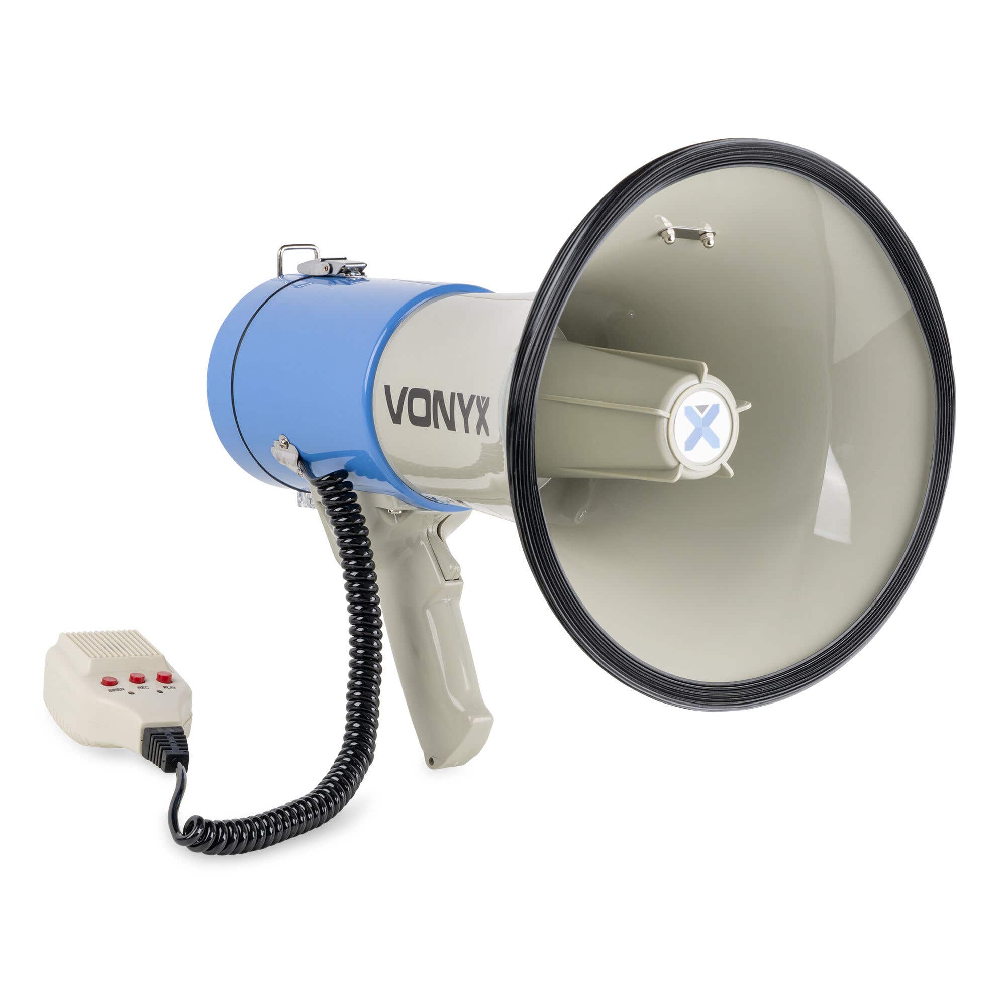 Vonyx MEG060 Megafoon met USB & SD speler - Sirene en afneembare mic - 60W