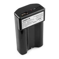 Vonyx MRB12 Lithium-ion 12V accu met lader - Extra accu voor megafoons