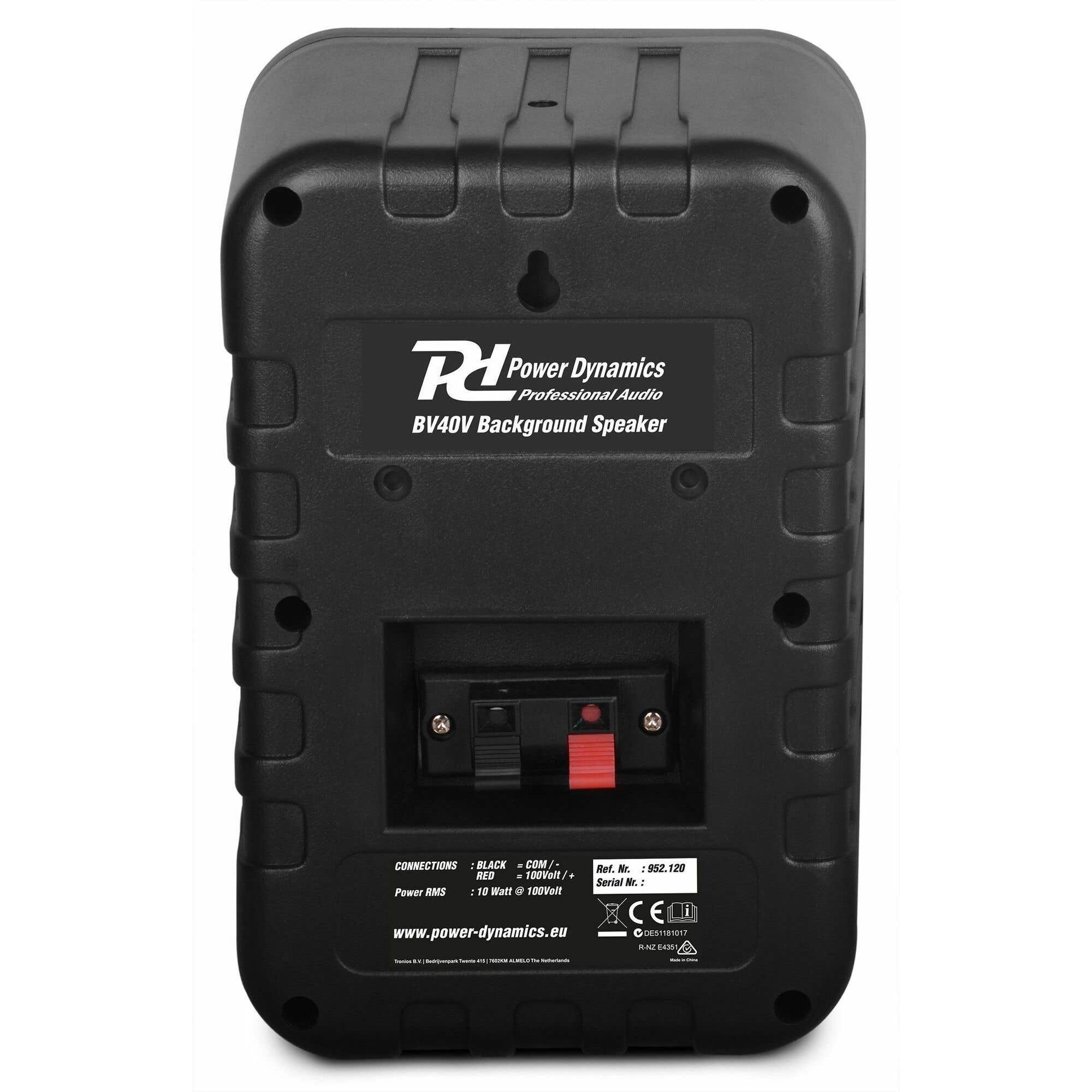 Power Dynamics Bv40V Zwarte 10W Achtergrond Speakerset 100V power dynamics kopen in de aanbieding Power Dynamics Bv40V Zwarte 10W Achtergrond Speakerset 100V power dynamics kopen in de aanbieding