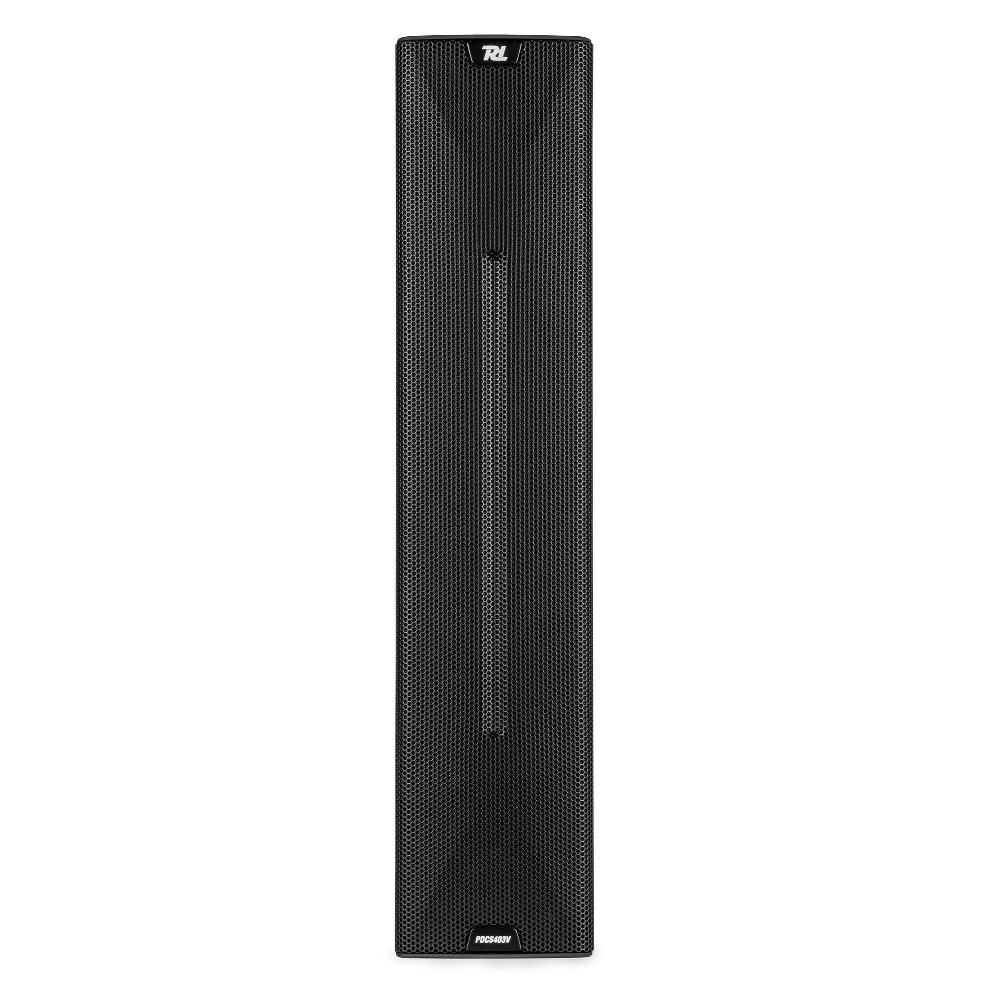 Power Dynamics PDCS403V 100V verticale kolomluidspreker - Outdoor zuil luidspreker - IP44 - Zwart