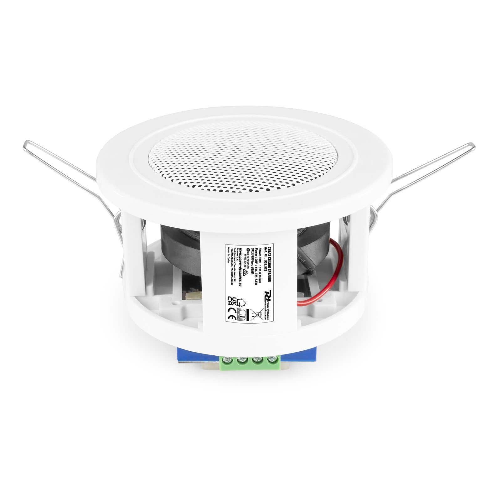 Power Dynamics CSBA3 compacte plafondspeaker 100V - 3&apos;&apos; - 6W