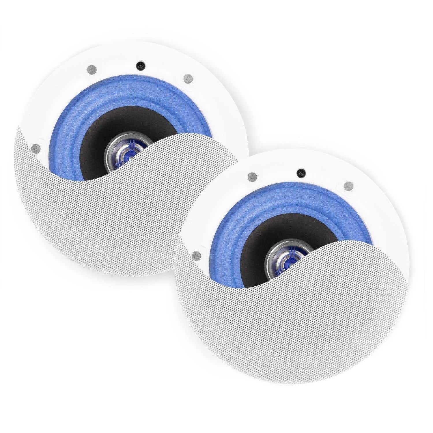 Retourdeal - Power Dynamics ESCS5 low profile inbouw speaker (set van