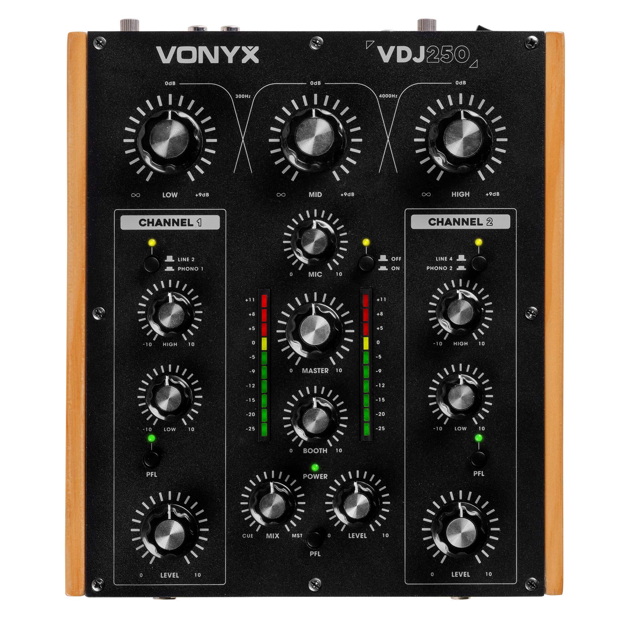 Vonyx VDJ250 Rotary Mixer - 2 kanaals analoge mixer kopen?