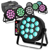 BeamZ set van 8 BCC145 LED PAR in flightbags - PAR spot met 14x 4W LED’s - RGBW