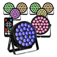BeamZ set van 8 BCC240 LED PAR - PAR spot met 27x 4W LED’s - RGBW - Inclusief afstandsbediening