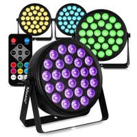BeamZ set van 4 BCC260 LED PAR - PAR spot met 27x 6W LED’s - Blacklight met afstandsbediening