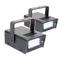 BeamZ set van 2 BMS24LED stroboscopen - Wit met 24 LED's
