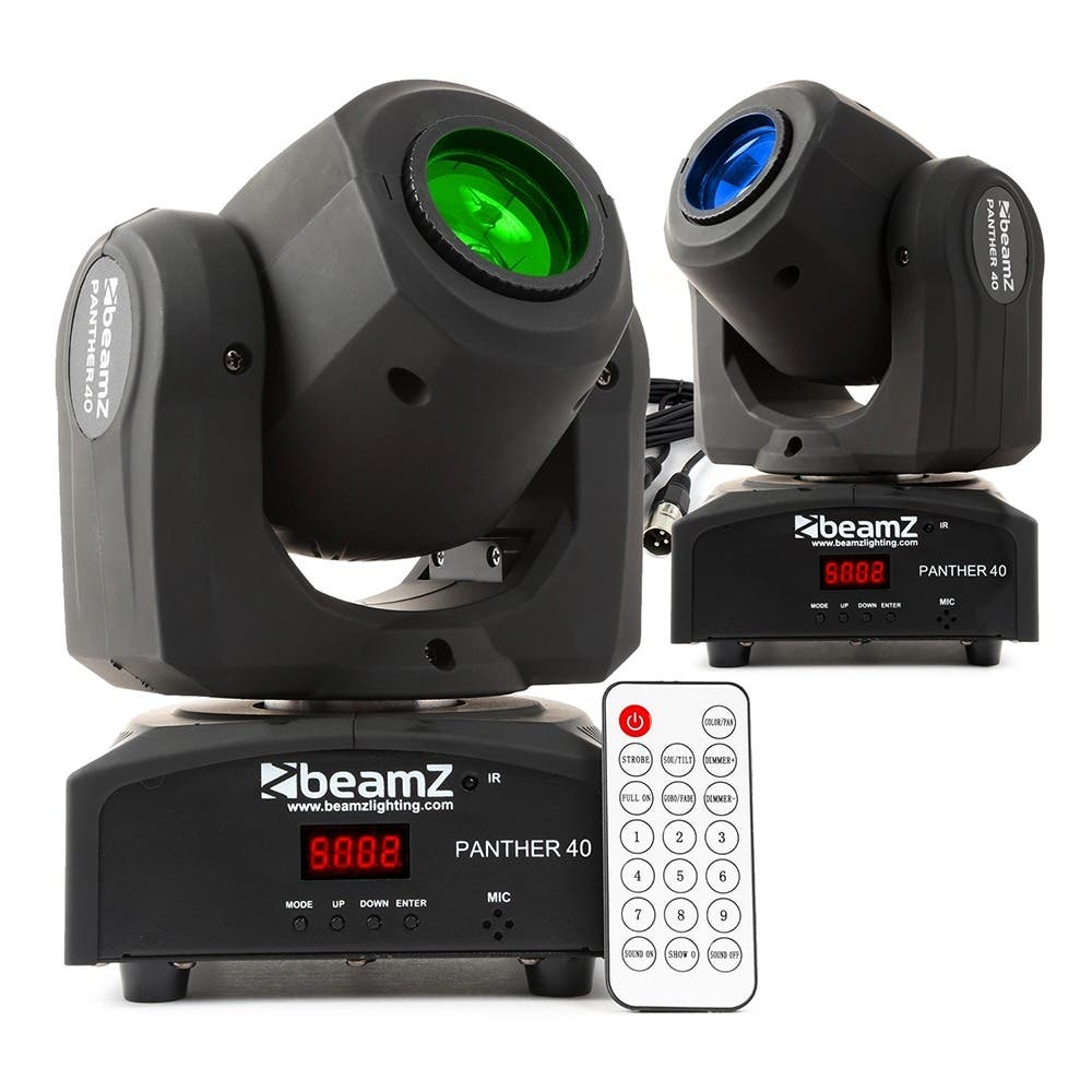 BeamZ Panther 40 LED set van 2 moving heads - 45W