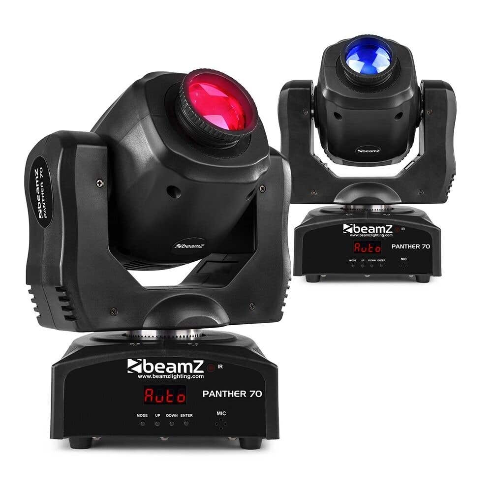 BeamZ Panther 70 LED set van 2 spot moving heads - 70W